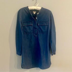 J.Crew denim dress size medium